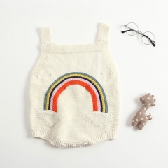pretty toddler rainbow straps pullover