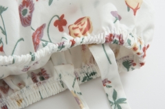 baby/toddler girl condole belt romper with flower print in summer