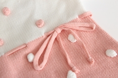 handmade bubble ball long-sleeve romper for 0-2 years baby autumn clothing
