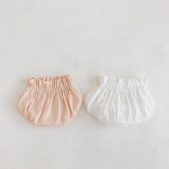 Girls lovely stripe solid color top & bottom sets princess sets pure cotton girls' sets  Wholesale