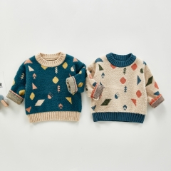 Comfortable breathable warm cartoon children's sweater wholesale