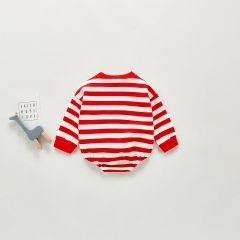 2020 Autumn New Design The Newborn Baby Triangle Clothing Romper Fashion Round Collar Baby Conjoined Bodysuit Letter Printed Wholesale