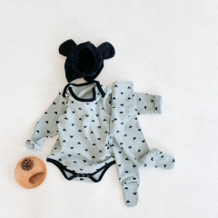 Baby winter warm pajamas sets