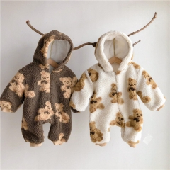 2020 new arrival winter toddler baby boy girl winter fleece thickened warm cotton coat wholesale