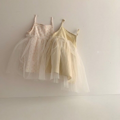 Fashion Children Girl High Quality Party Dress Sleeveless Clothing Wholesale