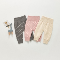 Baby Unisex Dot Knitting Pants Wholesale