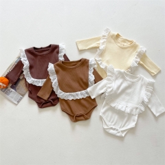 Baby Girl Pit Bar Romper Combo Vest Wholesale