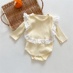 Baby Girl Pit Bar Romper Combo Vest Wholesale