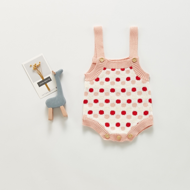Baby Girl Dot Knitwear Wholesale