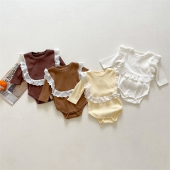 Baby Girl Pit Bar Romper Combo Vest Wholesale