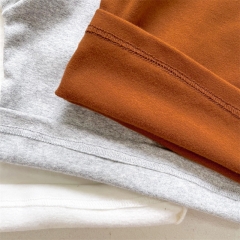 Baby Unisex Solid Baseshirt In Spring Autumn Winter Wholesale