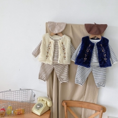 Baby Unisex Fleece Vest In Winter Wholesale