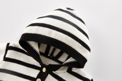 Baby Boy Stripped Hoodie Knitwear Outfit Wholesale