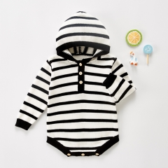 Baby Boy Stripped Hoodie Knitwear Outfit Wholesale