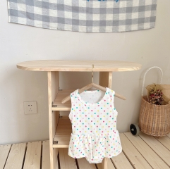 Baby Girl Dot Print Sleeveless Dress Romper Wholesale