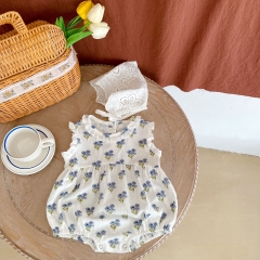 2022 baby clothes babies' cotton short-sleeved triangle romper for baby girls summer sister clothes children skirt wholesale