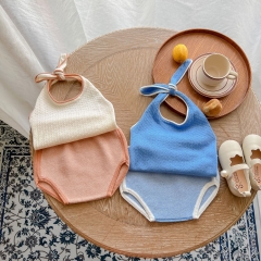 Baby Girl Knitted Suit Baby Top Combo Bread Pants Wholesale