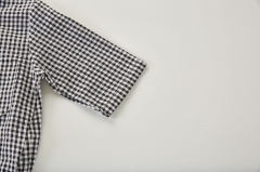Baby Boy Grid Long-sleeve Autumn Romper Wholesale