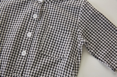Baby Boy Grid Long-sleeve Autumn Romper Wholesale
