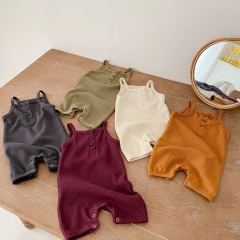 Baby Unisex Waffle Solid Multi Colors Onesies Wholesale