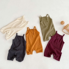 Baby Unisex Waffle Solid Multi Colors Onesies Wholesale