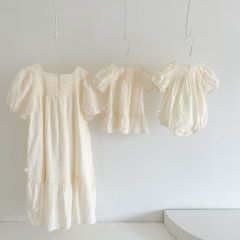Korea Stylish Mommy Baby Clothes Sets Wholesale