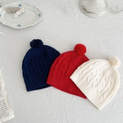 Infant Baby Unisex Knitting Jumpsuit Combo Hat In Sets Wholesale