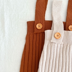 Infant Baby Unisex knitting Straps Pants In Sets Wholesale