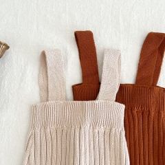 Infant Baby Unisex knitting Straps Pants In Sets Wholesale