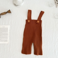 Infant Baby Unisex knitting Straps Pants In Sets Wholesale