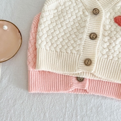 Infant Baby Girl Love Knitting Vest Wholesale