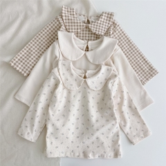 Infant Baby Girl Simpfy Long-sleeved Autumn Top Wholesale