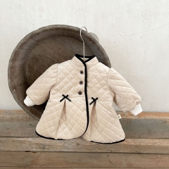Infant Baby Small Fragrance Thicker Warmful Winter Coat Wholesale
