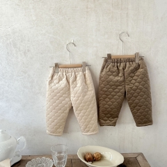 Infant Baby Comfy Warmful Pocket Design Winter Trousers Wholesale