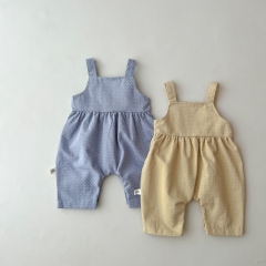 Infant Baby Girls Dot Print Overalls In Spring Autumn Wholesale
