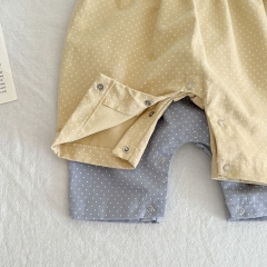 Infant Baby Girls Dot Print Overalls In Spring Autumn Wholesale