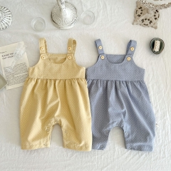 Infant Baby Girls Dot Print Overalls In Spring Autumn Wholesale