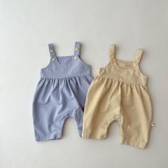 Infant Baby Girls Dot Print Overalls In Spring Autumn Wholesale