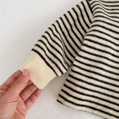 2023 Spring Strips Hoodie Coat Wholesale