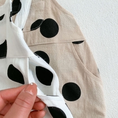 Infant Baby Polka Dot Pattern Cute Unisex Summer Overalls Wholesale
