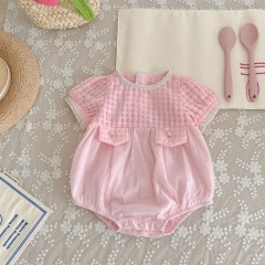 Infant Baby Girl All Pink Series Chanel Style Fashion Outfits Wholesale