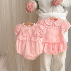 Infant Baby Girl All Pink Series Chanel Style Fashion Outfits Wholesale