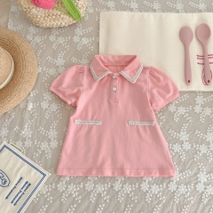 Infant Baby Girl All Pink Series Chanel Style Fashion Outfits Wholesale