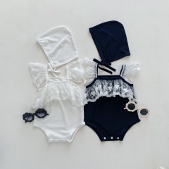 Infant Baby Girls Lace Swimsuit In Summer Wholesale