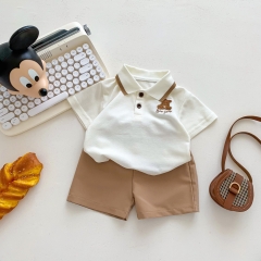 Infant Baby Preppy Style for Girls & Boys In Sets Summer Wearing Wholesale