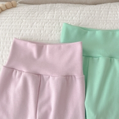 Infant Baby Girls Color Contrast Comfy and Breathable Pajamas Sets Wholesale
