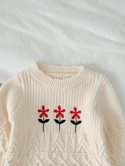 Infant Baby Unisex Knitted Twist Sweater Combo Long Pants In Sets Wholesale