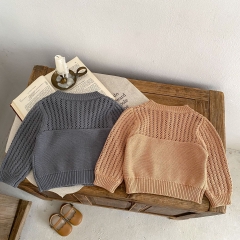 2023 Autumn Infant Baby Unisex Knit Cardigan Spring & Autumn Knitwear Wholesale