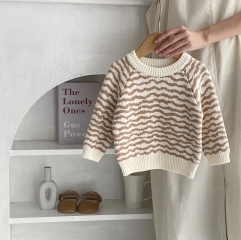 Infant Baby Long-sleeved Knitting Long-sleeved Sweater Wholesale