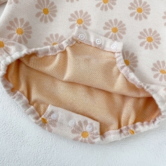 2023 New Arrival Infant Baby Print Flower Knitted Sweaters One Piece Wholesale